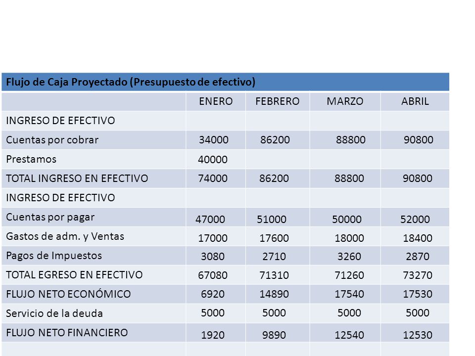 FLUJO DE CAJA La importancia del Flujo de Caja es que éste nos permite